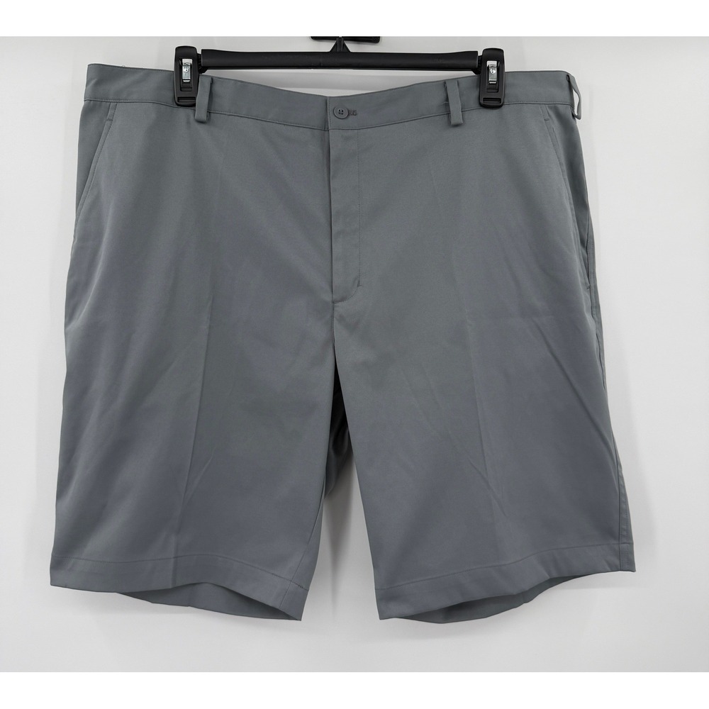 Nike Golf Fit Dry‎ Mens Shorts Gray Flat Front Performance Size 42